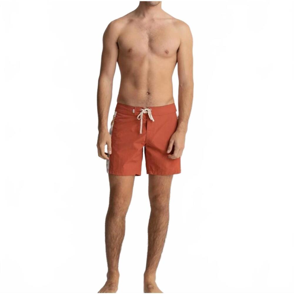 NEW RHYTHM. heritage floral stripe trunk in rust